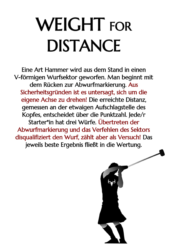 Highland Games Bremen - Weight for Distance / Hammerwurf
