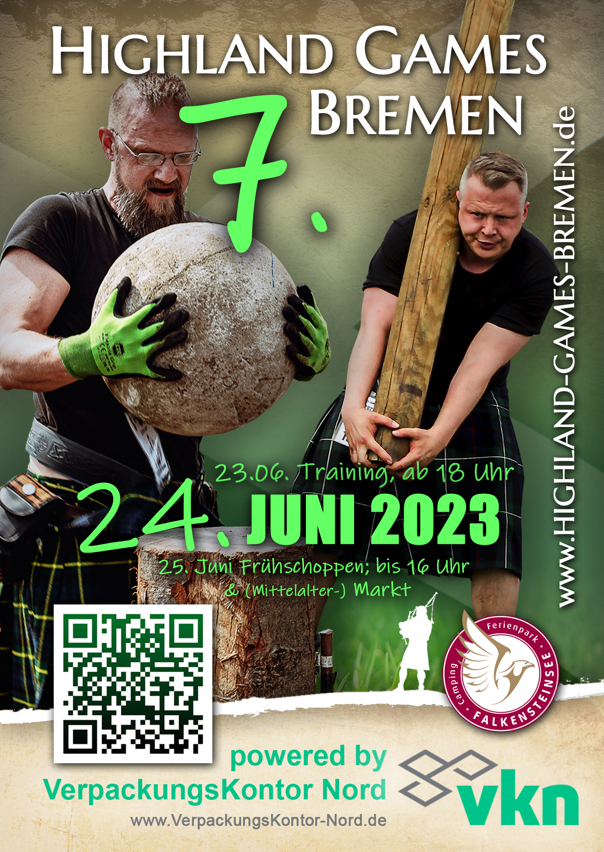 Highland Games Bremen 2022 - Flyer