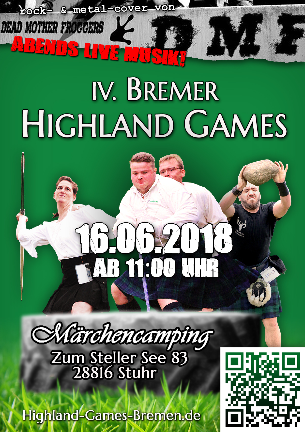 Highland Games Bremen Flyer Front